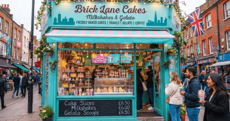 Brick Lane Cakes Milkshakes & Gelato shop menuspot