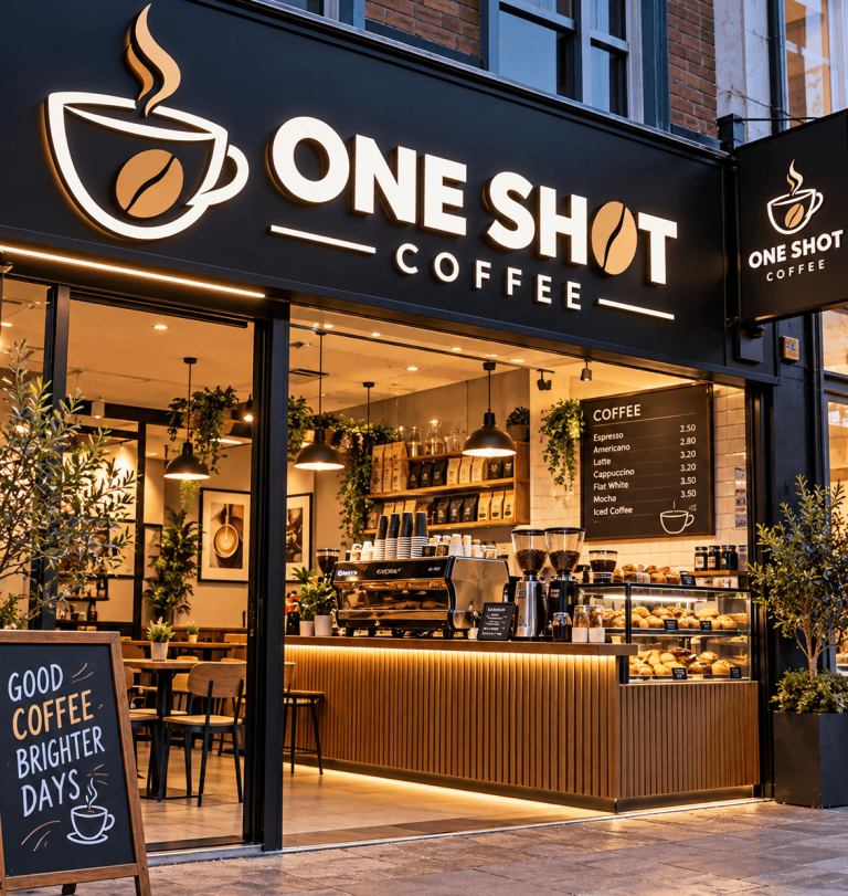 One Shot Coffee menuspot