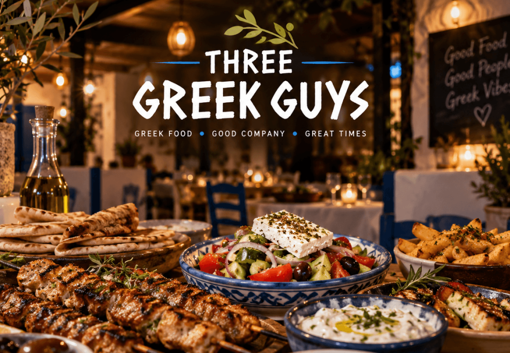 Three greek guys menuspotuk